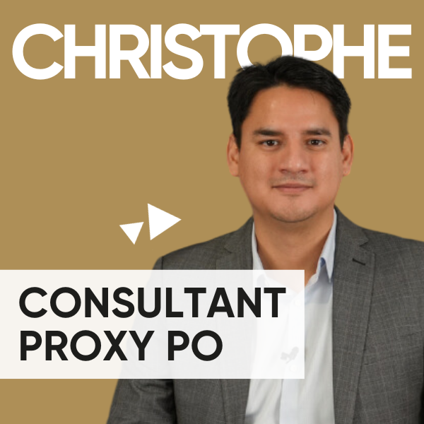 Témoignage de Christophe Torres, Consultant Proxy PO